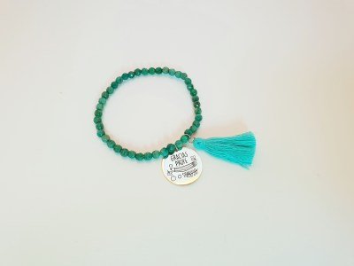 Pulsera Piedra Borla Profe